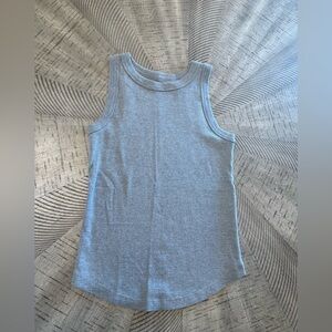 SO Gray Ribbed Tank Top